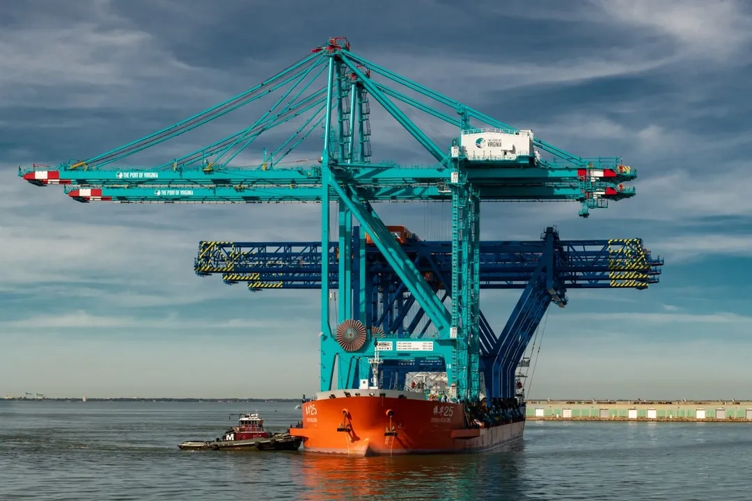 Giant Port Cranes